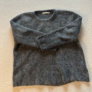 7115 by Szeki Fluffy Mohair Sweater
